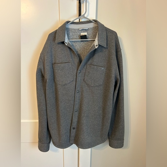 Vuori Men's Charcoal Shirt Jacket - Picture 2 of 7